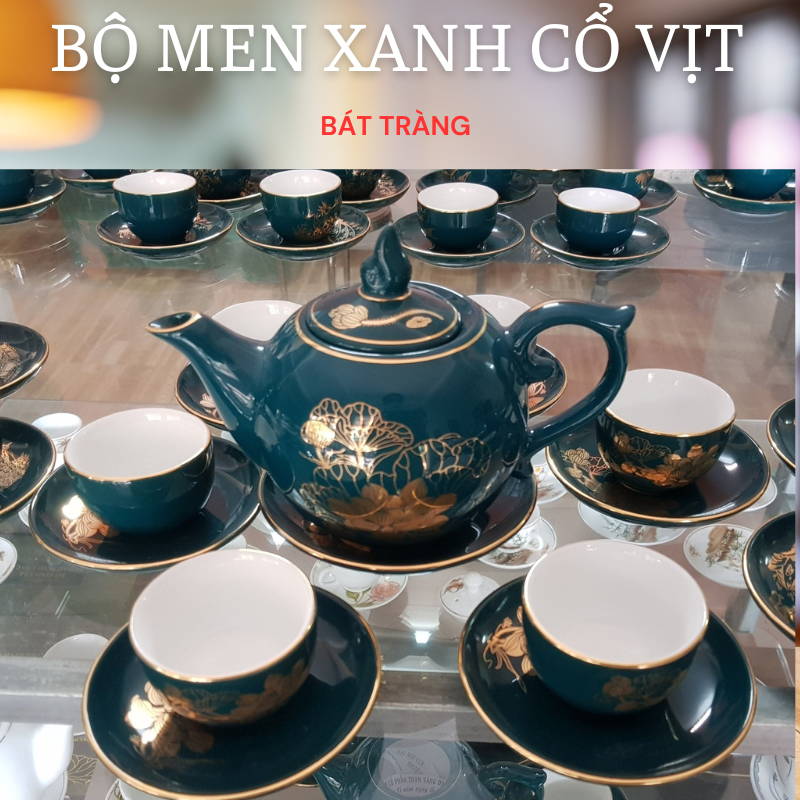 bo am tra bat trang mau xanh co vit