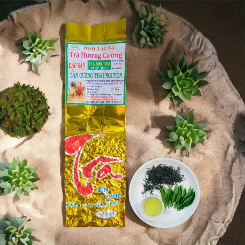 trà nõn tôm hảo hạng 200gr tra non tom hao hang 5