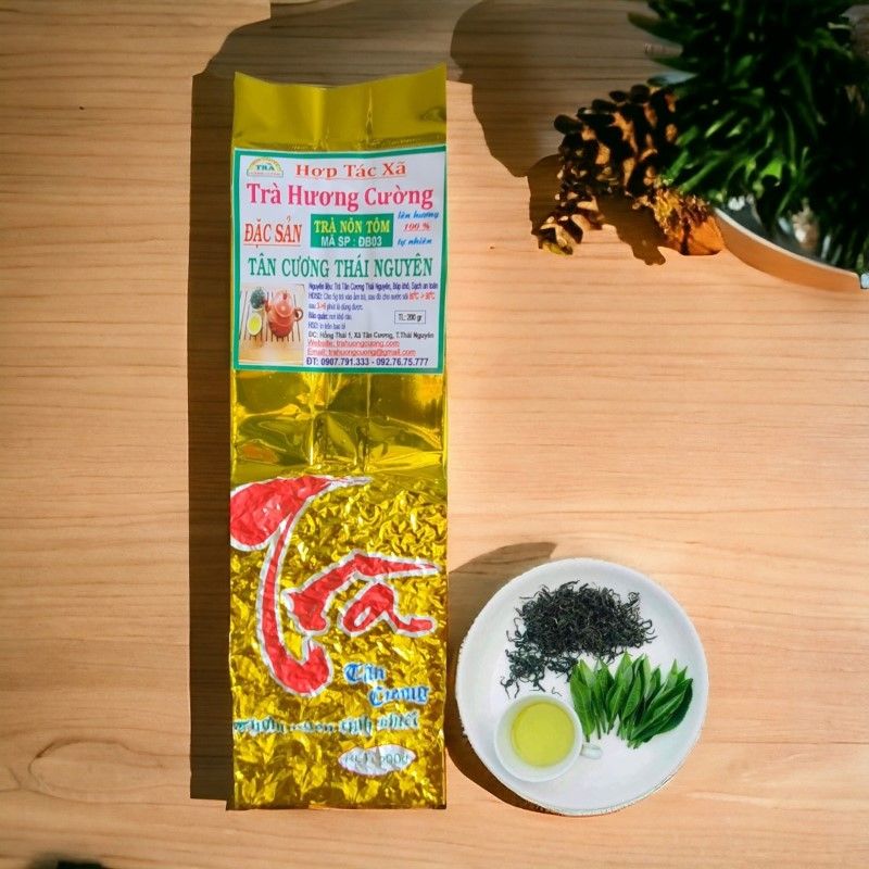 trà nõn tôm hảo hạng 200gr tra non tom hao hang 6 1